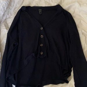 Waffle Knit Cardigan